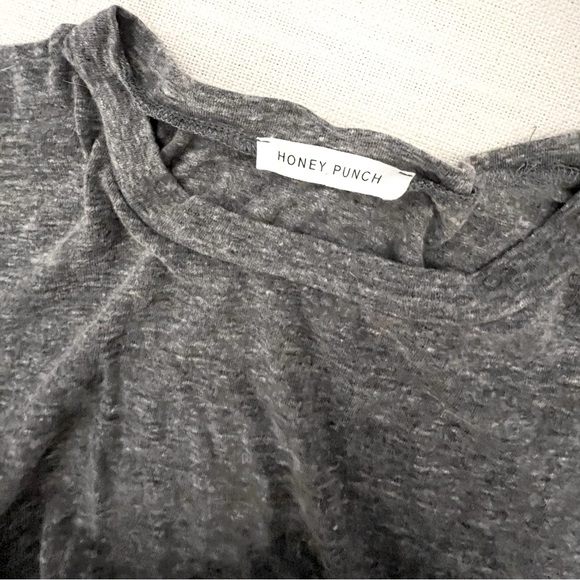 Honey Punch Cutout Knot T-Shirt Dress - Picture 3 of 4